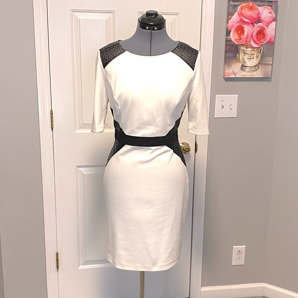 Betsey Johnson Cream Sheath Dress 10 691